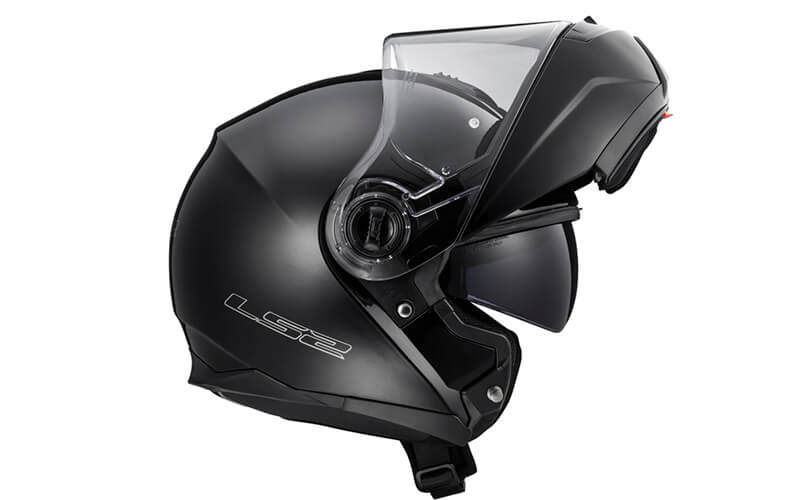 Шлем LS2 FF325 STROBE GLOSS BLACK - фото 5