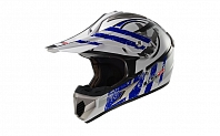 Кроссовый шлем LS2 MX433 STRIPE WHITE BLUE