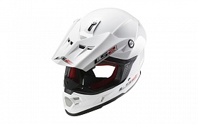Кроссовый шлем LS2 LIGHT MX456 SINGLE MONO Gloss White - фото на Mybro.com.ua